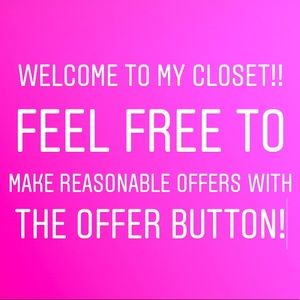 Welcome to my closet!!!